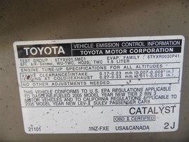 2005 Toyota Prius Tan 1.5L AT #Z24613